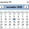 le calendrier natif de Windows sans l'ocx dans nos userformspour excel 64 et 32 bits